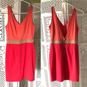 Color block bodycon mini